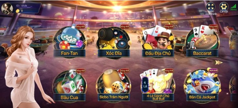 Trò chơi khác tại Sun City Casino