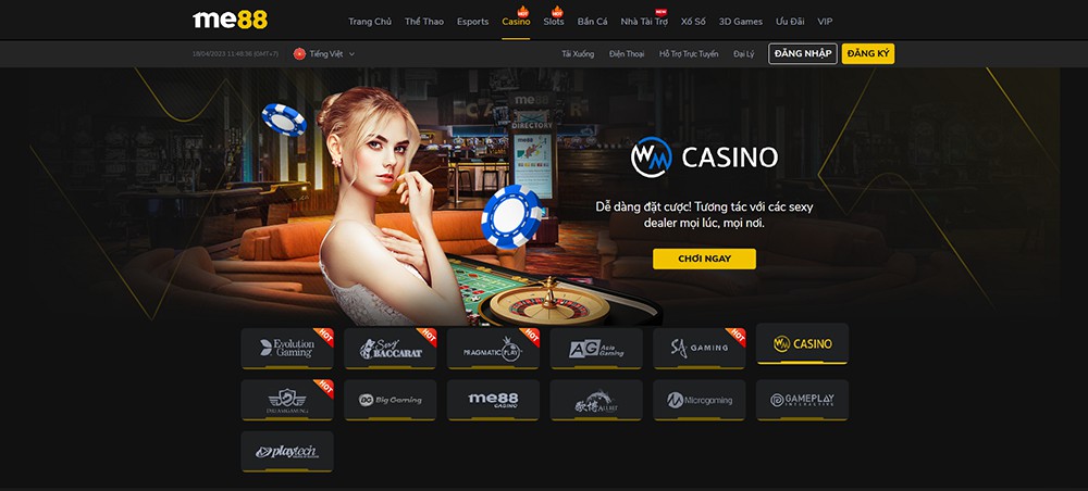 Sảnh Casino Online hàng đầu Châu Á