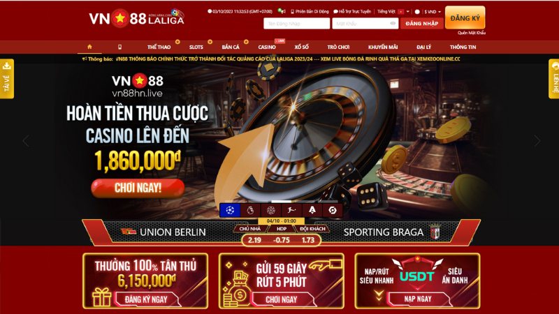 Nhà cái VN88 là nơi đáng để giải trí cờ bạc trực tuyến